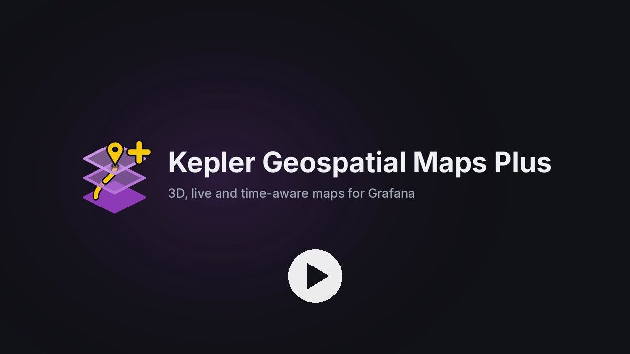 Play the 40-second tour of Kepler Geospatial Maps Plus